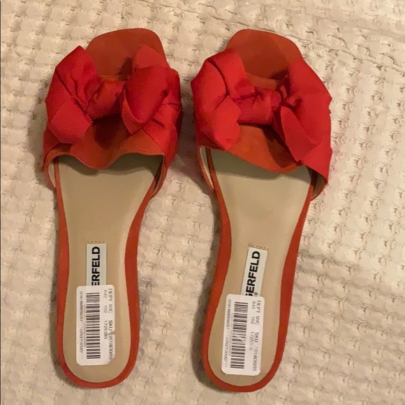 Karl Lagerfeld Shoes - NWT!! Karl Lagerfeld Fiery Red sandals!